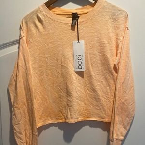 Bobi DROP SHOULDER PULLOVER TOP